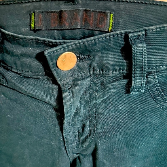 🚨J Brand Skinny Jeans Pencil Leg in Riviera Blue Green/Deep Teal. Size: 26. - Picture 8 of 9